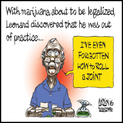 LEGALIZATION OF MARIJUANA by Aislin