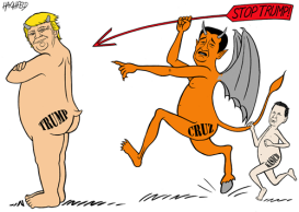 TRUMP, CRUZ, KASICH by Rainer Hachfeld