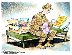 MOMS IN US MILITARY by Dave Granlund