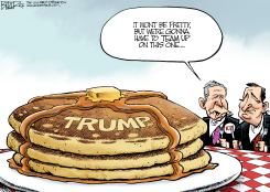 CAMPAIGN PANCAKES by Nate Beeler