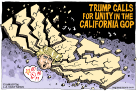 LOCAL-CA TRUMP CALLS FOR UNITY by Wolverton