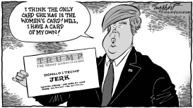 TRUMP CARD by Bob Englehart