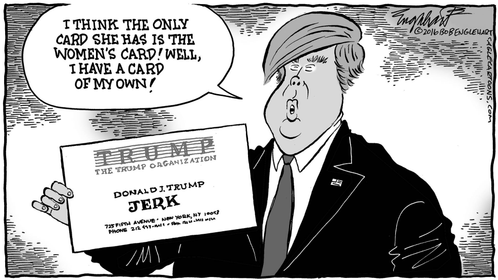  TRUMP CARD by Bob Englehart