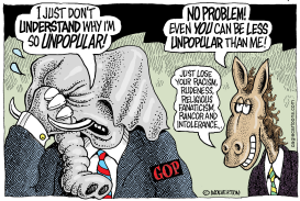 GOP UNPOPULARITY by Wolverton