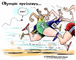 ZIKA AND RIO OLYMPICS by Dave Granlund