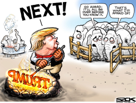 TRUMP BRAND by Steve Sack