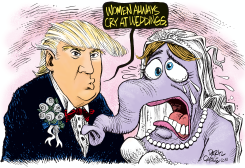 TRUMP WEDDING PICTURE by Daryl Cagle