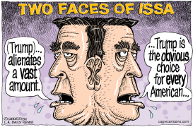 LOCAL-CA TWO FACES OF DARRELL ISSA by Wolverton