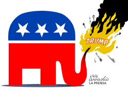 TRUMP A REPUBLICAN DYNAMITE by Arcadio Esquivel