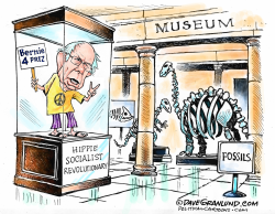 BERNIE AND FOSSILS by Dave Granlund