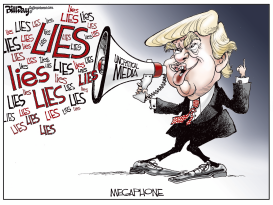 TRUMP MEGAPHONE   by Bill Day