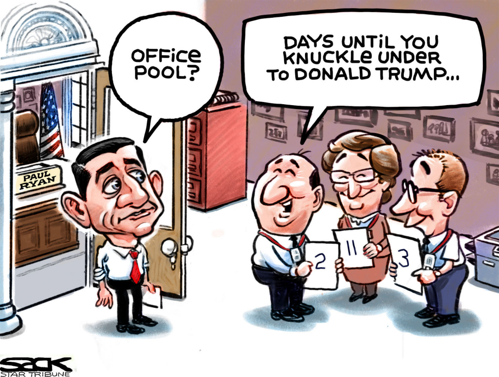  RYAN TRUMPED by Steve Sack