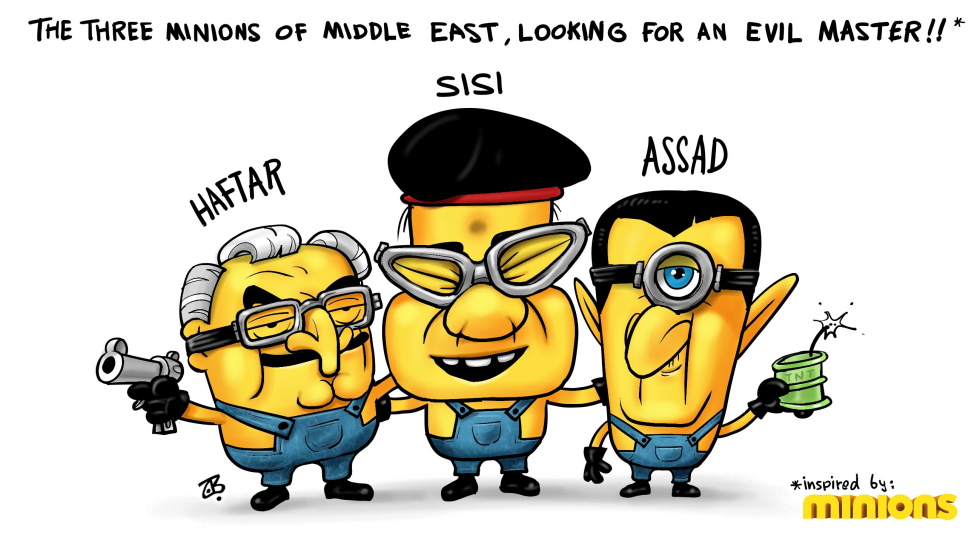  MINIONS OF MIDDLE EAST  by Emad Hajjaj