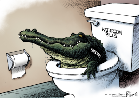 POTTY POLITICS by Nate Beeler