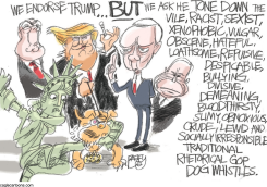 TONED-DOWN TRUMP by Pat Bagley