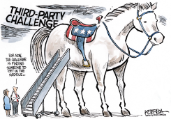 THIRD PARTY CHALLENGE by Jeff Koterba