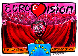 ERDOGAN AT EUROVISION by Christo Komarnitski