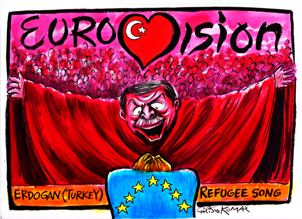  ERDOGAN AT EUROVISION by Christo Komarnitski