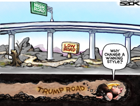 TRUMP TUNNEL by Steve Sack