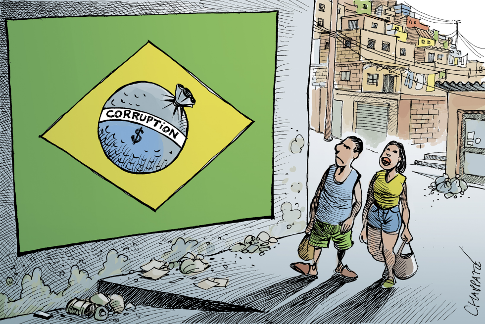  BRAZIL AND CORRUPTION by Patrick Chappatte