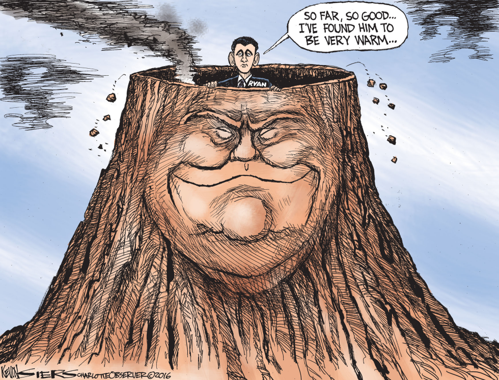  TRUMP VOLCANO by Kevin Siers