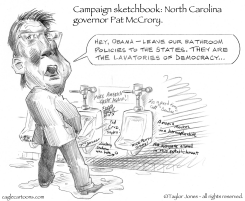 CAMPAIGN SKETCHBOOK - PAT MCCRORY by Taylor Jones