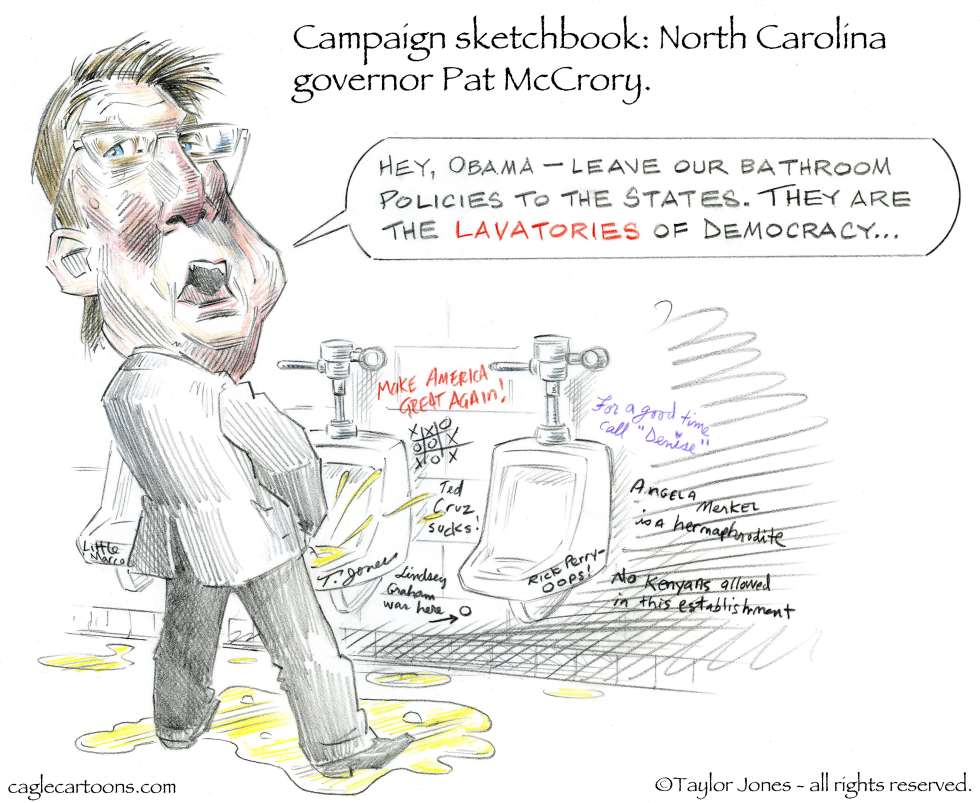  CAMPAIGN SKETCHBOOK - PAT MCCRORY  by Taylor Jones