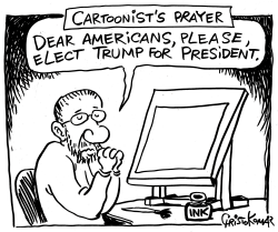 CARTOONIST''S PRAYER by Christo Komarnitski