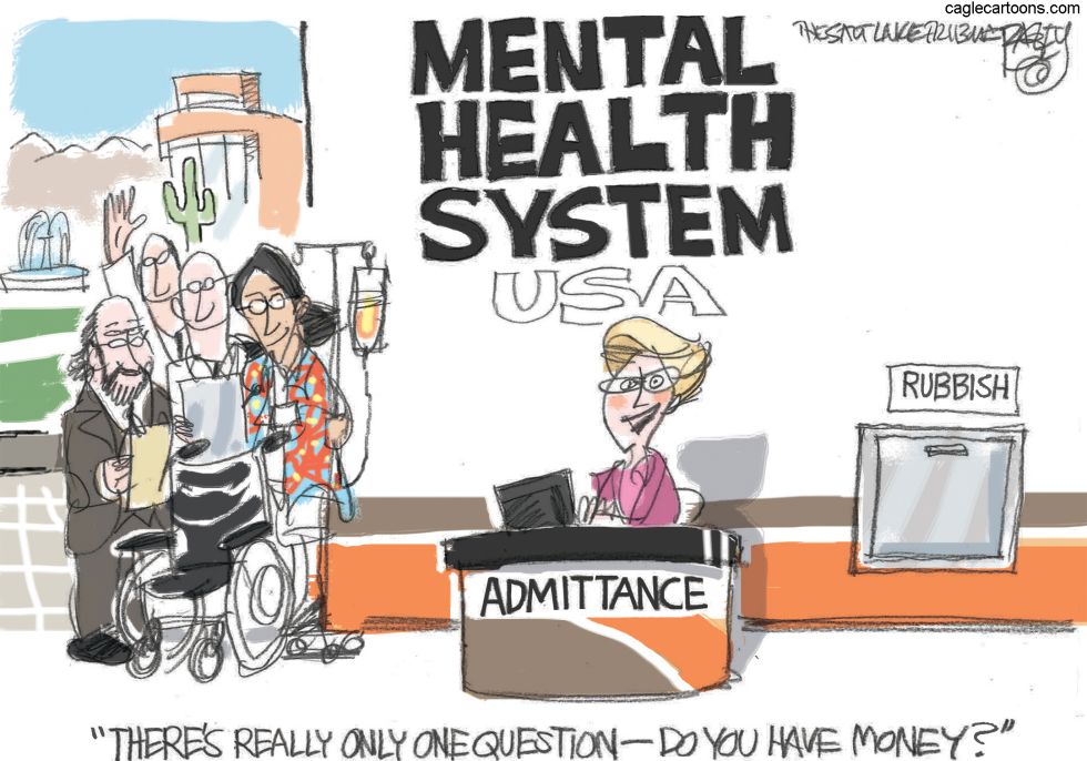  CRAZY MENTAL HEALTH by Pat Bagley