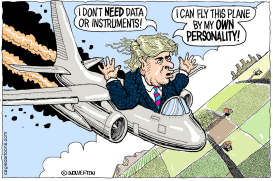 TRUMP DISREGARDS VOTER DATA by Wolverton