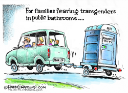 TRANSGENDERS AND BATHROOMS by Dave Granlund