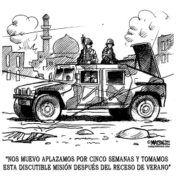 RECESO EN LA MISION IRAQ by RJ Matson