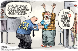 TSA LINES by Rick McKee