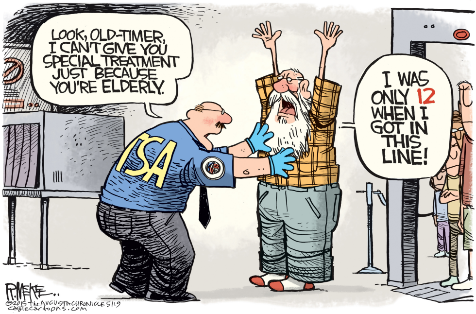  TSA LINES by Rick McKee