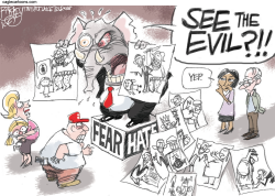 EVIL OBAMA by Pat Bagley