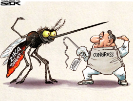 ZIKA EN GUARDE by Steve Sack