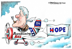 BILL CLINTON HOPE 2016 by Dave Granlund