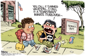 SCHOOL'S OUT by Rick McKee