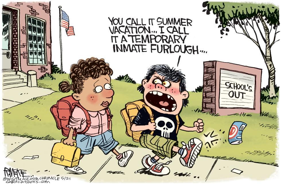  SCHOOL'S OUT by Rick McKee