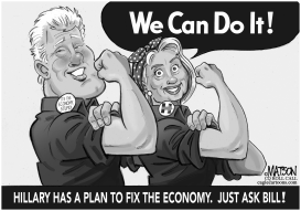 HILLARY AND BILL CAN FIX THE ECONOMY by RJ Matson