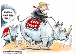 TRUMP RINO by Dave Granlund