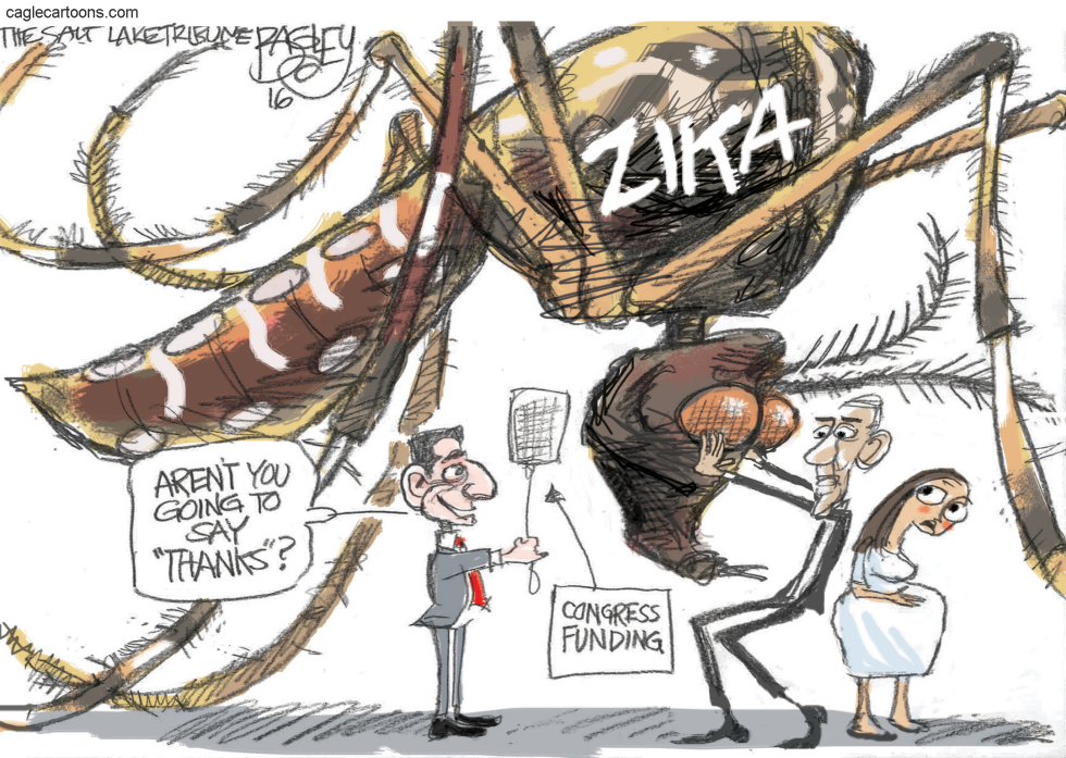  ZIKA MOSQUITO by Pat Bagley