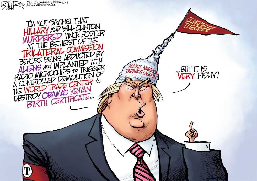  TRUMPARANOIA by Nate Beeler