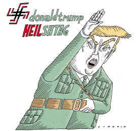 DONALD TRUMP HEILSHTAG by Osmani Simanca