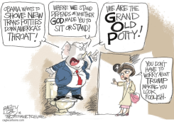 GOP POTTY by Pat Bagley