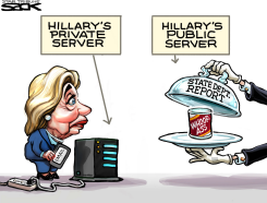 WHOOPS HILLARY by Steve Sack