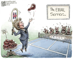 HILLARY'S EMAILS by Adam Zyglis