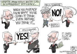 ORACULAR ORRIN HATCH by Pat Bagley