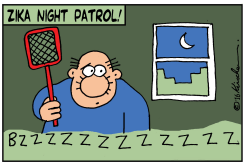 ZIKA NIGHT PATROL by Yaakov Kirschen