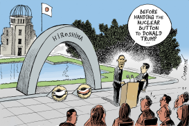 OBAMA IN HIROSHIMA by Patrick Chappatte